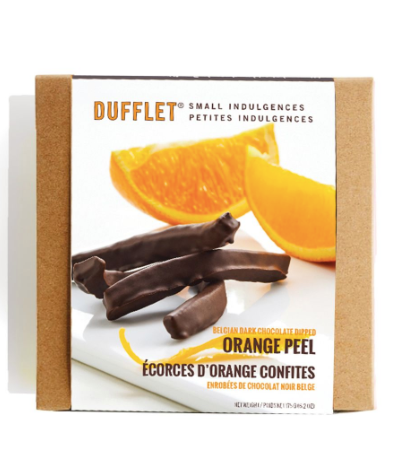 Dufflet Dark Chocolate Dipped Orange Peel