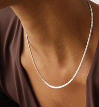 Load image into Gallery viewer, Jenny Bird Priya Snake Chain Necklace Sliver
