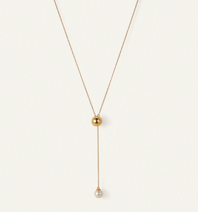 Jenny Bird Nova Convertible Lariat Necklace Gold