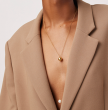 Load image into Gallery viewer, Jenny Bird Nova Convertible Lariat Necklace Gold
