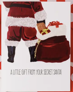 A Little Gift from Your Secret Santa - Greeting Card