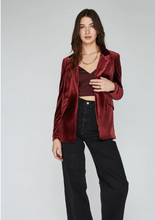 Load image into Gallery viewer, Gentle Fawn Candace Velvet Blazer
