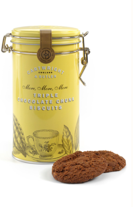 Cartwright & Butler Triple Chocolate Chunk Biscuit Tin