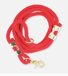 The Rover Boutique Red Rope Dog Leash