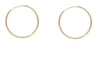 Load image into Gallery viewer, Leah Alexandra Airlight Hoops Gold
