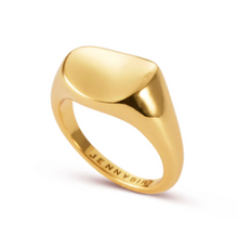 Load image into Gallery viewer, Jenny Bird Dee Signet Ring Gold
