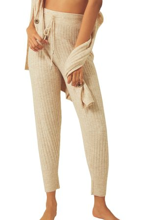 Free People Around the Clock Jogger Oatmeal