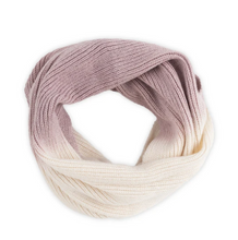 Load image into Gallery viewer, Lemon Ombre Knitted Infinity Scarf

