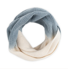Load image into Gallery viewer, Lemon Ombre Knitted Infinity Scarf
